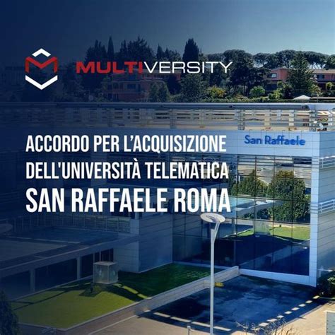 Luniversit Telematica San Raffaele Acquisita Da Multiversity