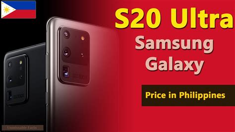 Samsung Galaxy S20 Ultra Price In Philippines Youtube