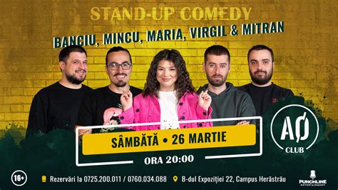 Bilete Stand Up Comedy Cu Maria Mincu Banciu Mitran I Virgil Azero