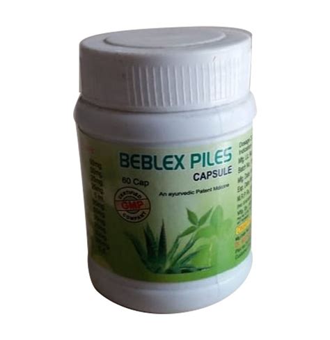 Beblex Ayurvedic Piles Capsule 60 Capsules At Rs 640 In Faridabad ID