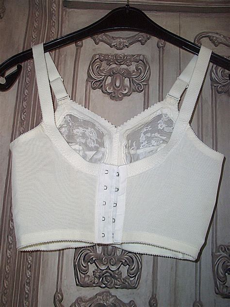 Triumph Doreen Vintage Spitzen Mieder Long Bh C Wei Pin Up Bra Neu