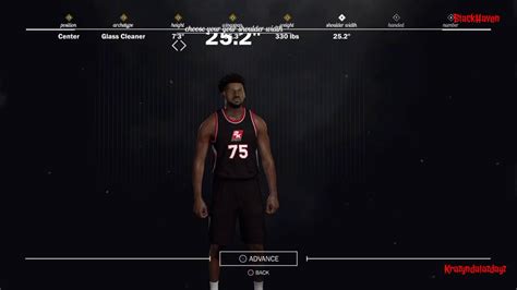 NBA 2K17 Center Complete Build And Attributes Upgrades YouTube