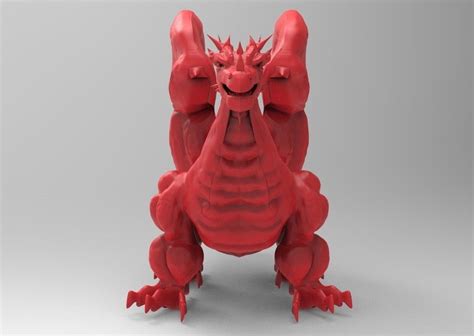 Stl File Red Dragon・3d Printable Model To Download・cults