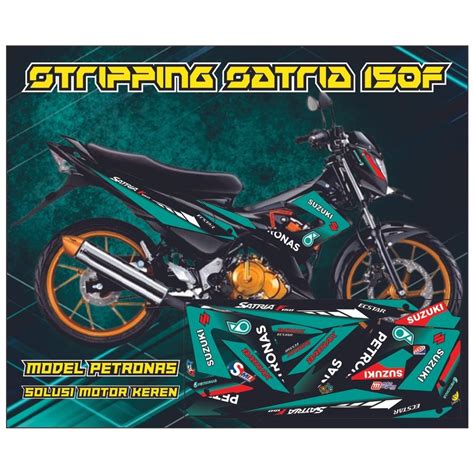 Jual STRIPPING DECAL SATRIA FU MODEL PETRONAS Shopee Indonesia