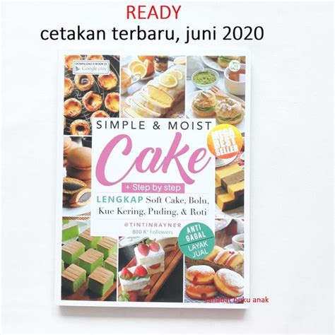 Jual Buku Best Seller Resep Membuat Kue Simple Moist Cake Tintin