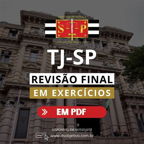 Reta Final Escrevente T Cnico Judici Rio Do Tjsp Direito Simples E