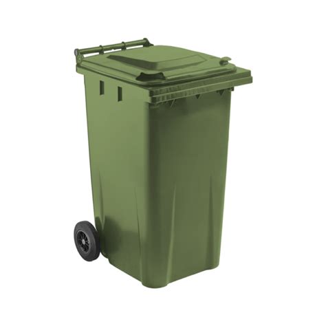 240 Litre Wheelie Bin Green X 20 Pcs Pro Line Direct