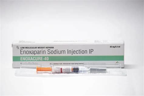 Enoxaparin Sodium 40 Mg at Rs 472/vial | New Delhi | ID: 26791799762