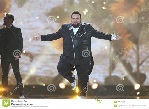 Jacques Houdek From Croatia Eurovision Editorial Stock Photo