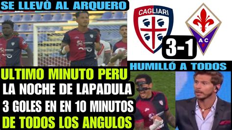 Goles En Minutos Una Locura Lapadula Hace Historia Youtube