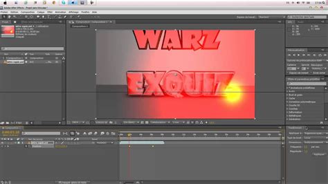 Tuto After Effect Effet Trambrlement Youtube