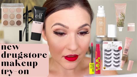 New Drugstore Makeup Try On New Elf Contour Wand Maybelline Lipsticks