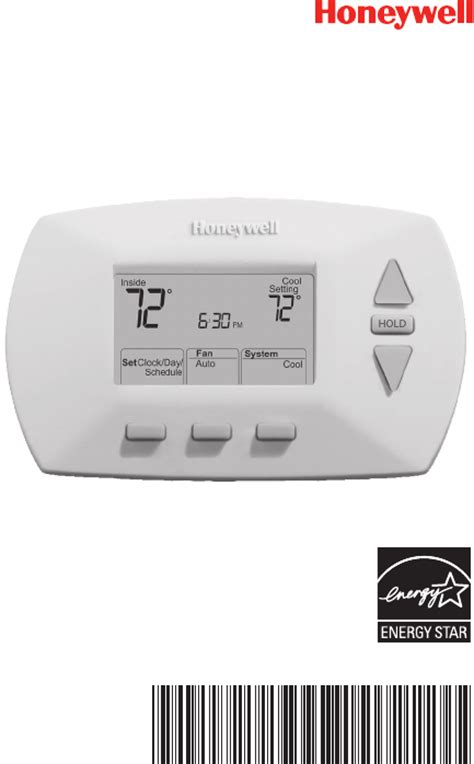 Honeywell Thermostat Rth6400 User Guide