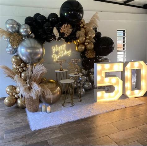 Elegant 50th Birthday Party Decorations