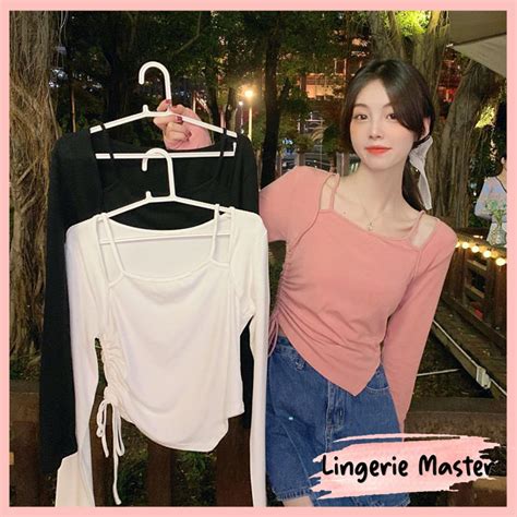 Jual Lingerie Master T Baju Kaos Korea Lengan Panjang