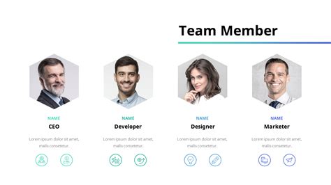 Team Member Ppt Layout