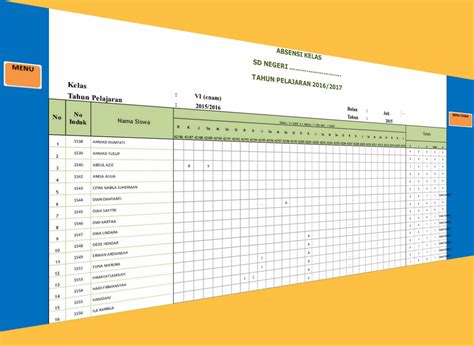 Absen Contoh Absensi Karyawan Harian Manual Koleksi Gambar