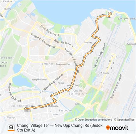 2b Route Schedules Stops And Maps New Upp Changi Rd Bedok Stn Exit A