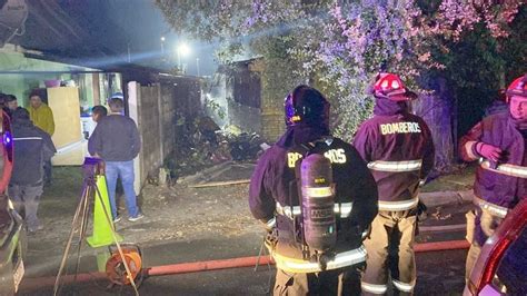 Linares incendio afectó a vivienda en población El Esfuerzo