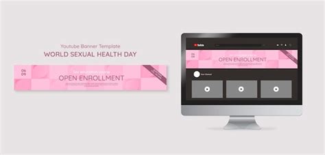 Free Psd Flat Design World Sexual Health Day Youtube Banner