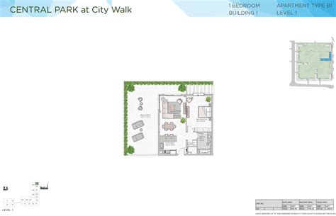 Central Park at City Walk - Floor Plans and Sizes