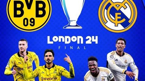 Cara Nonton Live Streaming Final Liga Champions Real Madrid Vs Dortmund