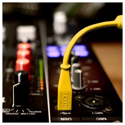 Dj Tech Tools Chroma Usb B Cable 1 5m Yellow At Gear4music