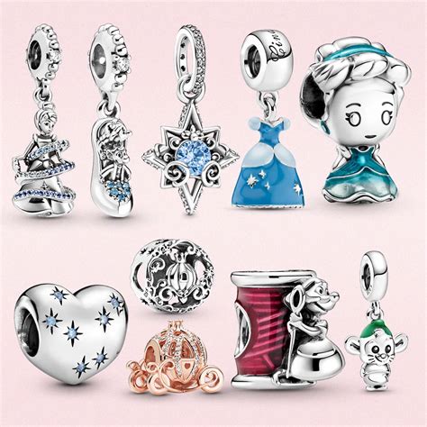 Breloques Disney Cendrillon En Argent Pour Femme Moment Magique R