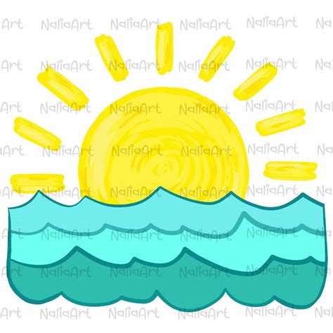 Sun Doodle Summer Png Sublimation Sunshine Clip Art Beach Clip Art Png Etsy In 2024 Clip Art