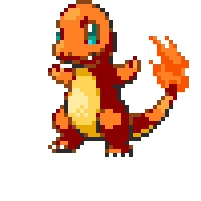 Charmander pixel art