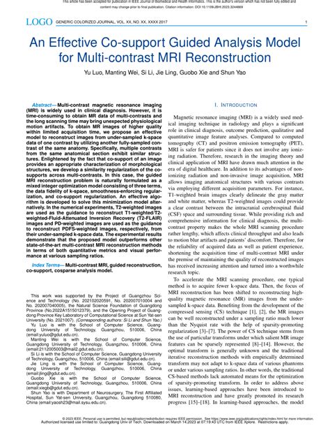 PDF An Effective Co Support Guided Analysis Model For Multi Contrast