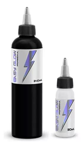 Tinta Tattoo Profissional Easy Glow Raven Black Ghost White Frete Gr Tis