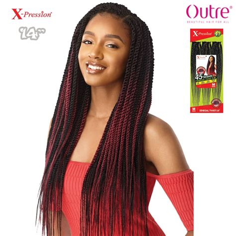 Outre X Pression Pre Looped Crochet Braid Senegal Twist Medium