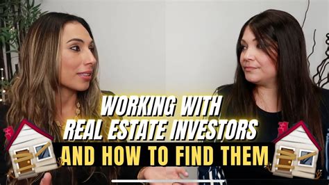 How To Find Real Estate Investors Youtube