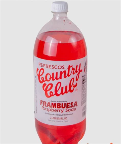 Country Club Refrescos Frambuesa Raspberry Soda, 67.6 fl oz (2 Liter ...