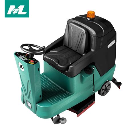 Ride On Auto Floor Scrubber Machine Cleaning Path Industrial Commercial Use China Floor