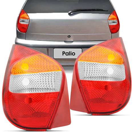 Lanterna Traseira Fiat Palio 2001 A 2003 Fire Tricolor Lado Direito