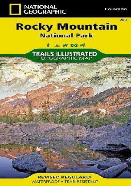 Rocky Mountain National Park Hiking Map