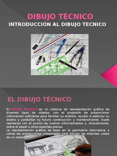 Primera Clase Introduccion Al Dibujo Tecnico 1 Dibujo Técnico Dibujo