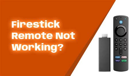 Firestick Remote Troubleshooting: Common Problems and Quick Fixes ...