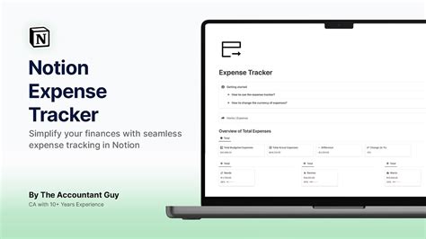 Notion Expense Tracker Step By Step Tutorial Notion Finance