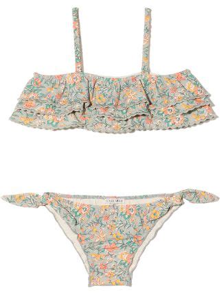 Louise Misha Ger Schter Bikini Mit Blumen Print Farfetch