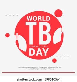 World Tuberculosis Day Poster Banner Background Stock Vector (Royalty ...