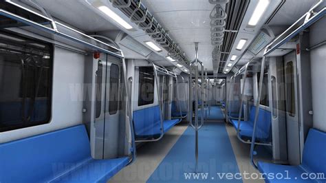 Visualized Metro Train Interior Ananth K Cgarchitect