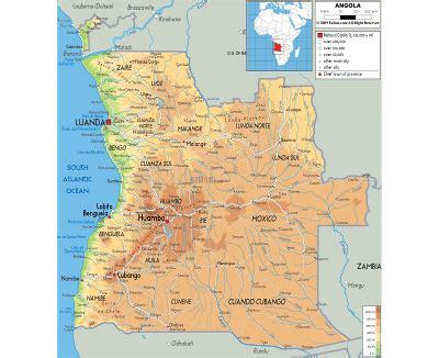 Mapas De Angola Atlas Del Mundo