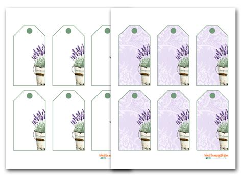 Free Printable Lavender Labels Free Printable Templates