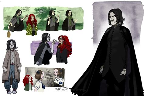 Snape&Lily - Harry Potter Fan Art (7360104) - Fanpop