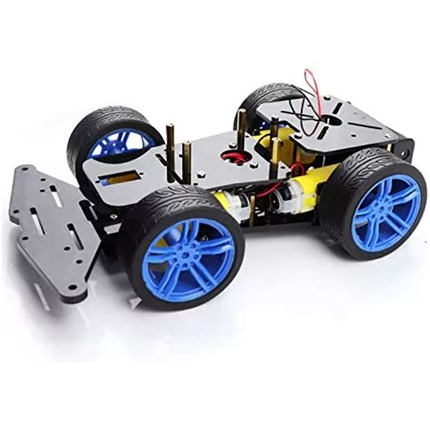 Kit De Coche Robot Arduino Chasis De Robot Inteligente Cuotas Sin