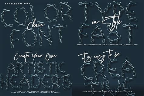 Huge Color SVG Font Bundle - 100 Sets - Dealjumbo