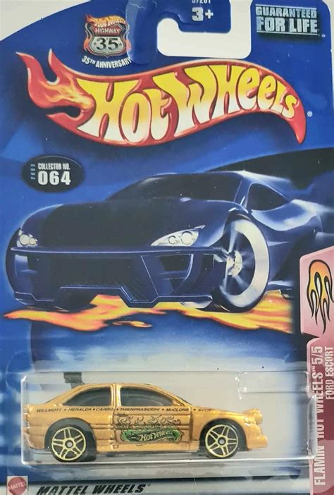 Hot Wheels Flamin Hot Wheels Ford Escort Universo Hot Wheels